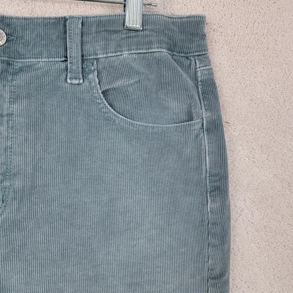 American Eagle Seafoam Green High Rise Stretch Corduroy Jeggings Sz 14/32 NEW - Picture 7 of 16